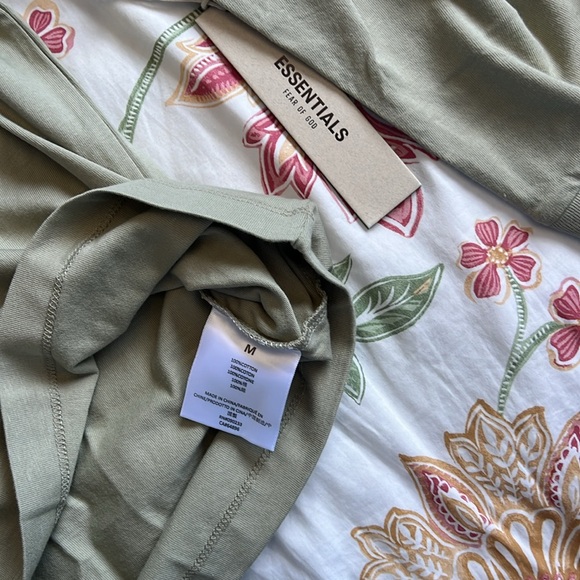 NWT Men’s Essentials long sleeve Tee in mint - M - Picture 3 of 4